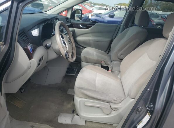 JN8AE2KP3H9168268 2017 NISSAN QUEST Charcoal Front interior view