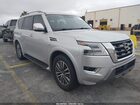 2021 Nissan Armada Sv 2wd Silver vin: JN8AY2AC7M9147066