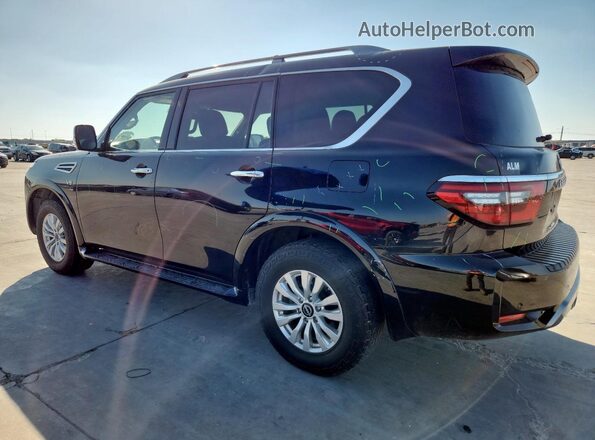 JN8AY2AC8N9162189 2022 NISSAN ARMADA Black Tył lewy