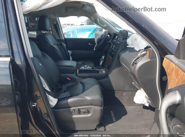 JN8AY2BC4P9183249 2023 NISSAN ARMADA Black Widok wnętrza z przodu
