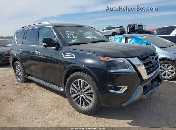 JN8AY2BC4P9183249 2023 NISSAN ARMADA Black Przód prawy