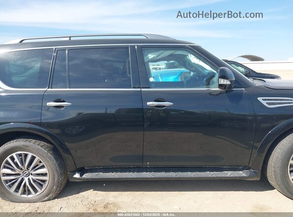 JN8AY2BC4P9183249 2023 NISSAN ARMADA Black Widok wnętrza z tyłu
