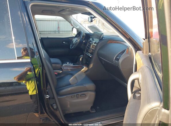 JN8AY2BC7P9181589 2023 NISSAN ARMADA Black Widok wnętrza z przodu