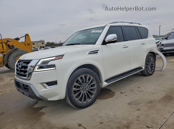 JN8AY2CC5P9181086 2023 NISSAN ARMADA Белый Передняя левая четверть