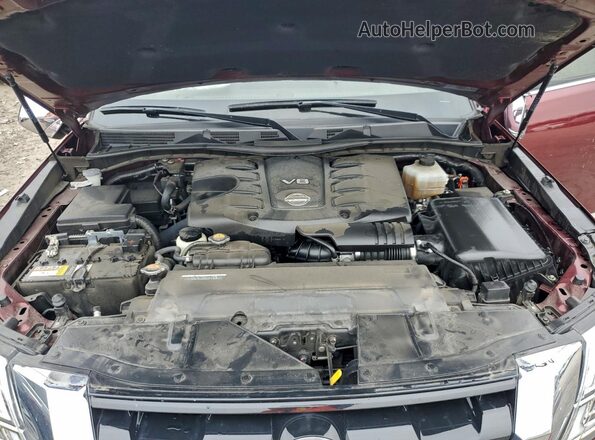 JN8AY2CD6N9675964 2022 NISSAN ARMADA Красный Вид подкапотного пространства