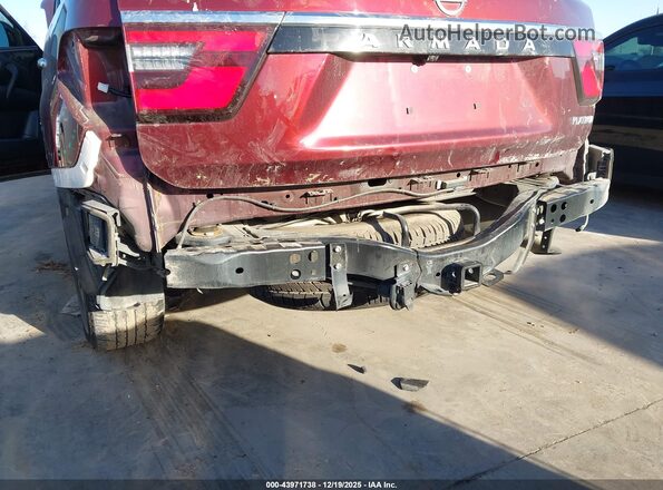 JN8AY2DA1N9390786 2022 NISSAN ARMADA Темно-бордовый Вид спереди