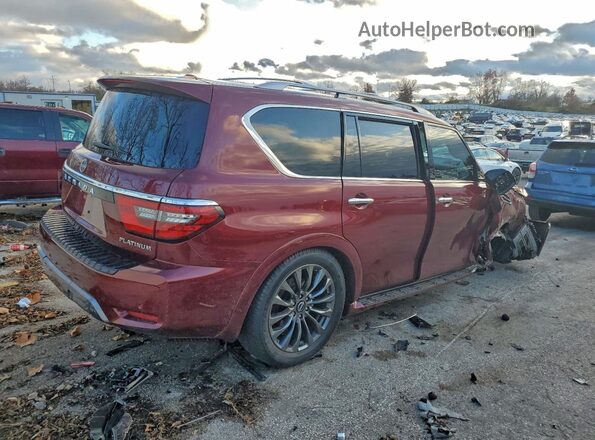 JN8AY2DB1P9835863 2023 NISSAN ARMADA Burgundy Հետևի աջ