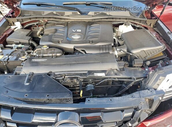 JN8AY2DB1P9835863 2023 NISSAN ARMADA Burgundy Սալոնի հետևի տեսք