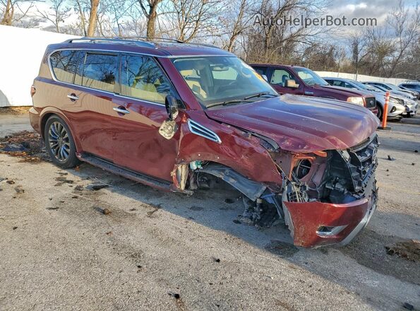 JN8AY2DB1P9835863 2023 NISSAN ARMADA Burgundy Առջևի աջ