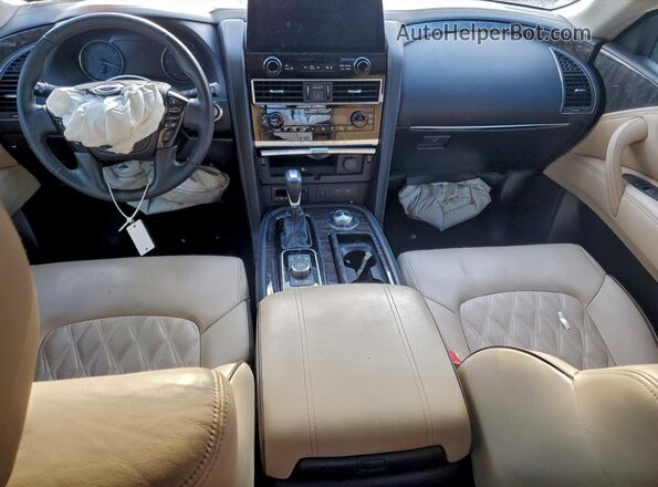 JN8AY2DB1P9835863 2023 NISSAN ARMADA Burgundy Առջևի վահանակի տեսք