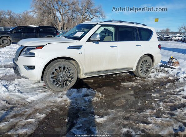 JN8AY2DB3N9810718 2022 NISSAN ARMADA Белый Передняя левая четверть