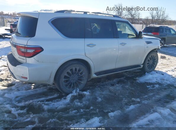 JN8AY2DB3N9810718 2022 NISSAN ARMADA Белый Задняя правая четверть