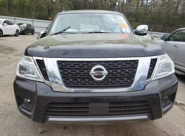 JN8AY2ND2KX010791 2019 NISSAN ARMADA Черный Вид спереди