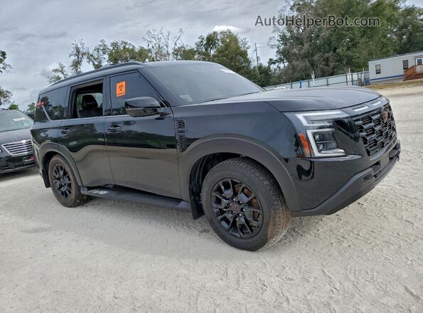 JN8AY3DE0S9400924 2025 NISSAN ARMADA Черный Передняя правая четверть