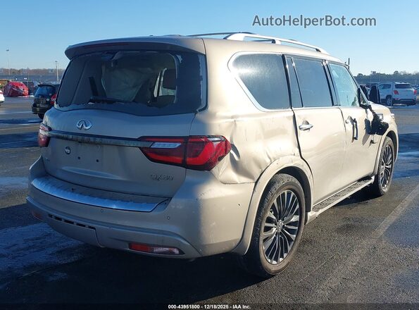 JN8AZ2AC3N9485188 2022 INFINITI QX80 Кремовый Задняя правая четверть