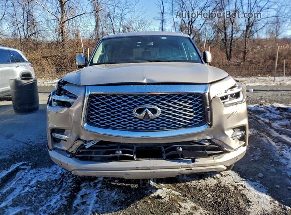JN8AZ2AC3P9490300 2023 INFINITI QX80 Бежевый Вид спереди