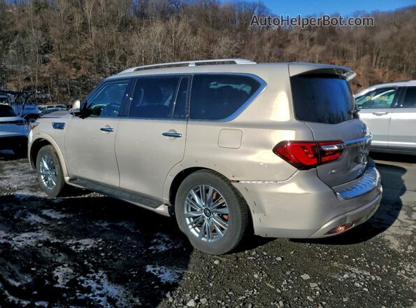 JN8AZ2AC3P9490300 2023 INFINITI QX80 Бежевый Задняя левая четверть