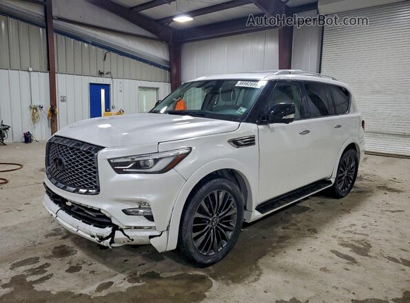 JN8AZ2AF2M9715442 2021 INFINITI QX80 White Передня ліва чверть