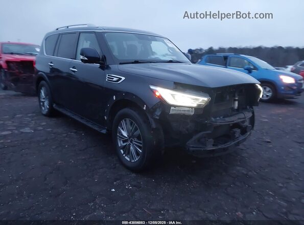 JN8AZ2AF7M9720068 2021 INFINITI QX80 Dark Blue Przód prawy