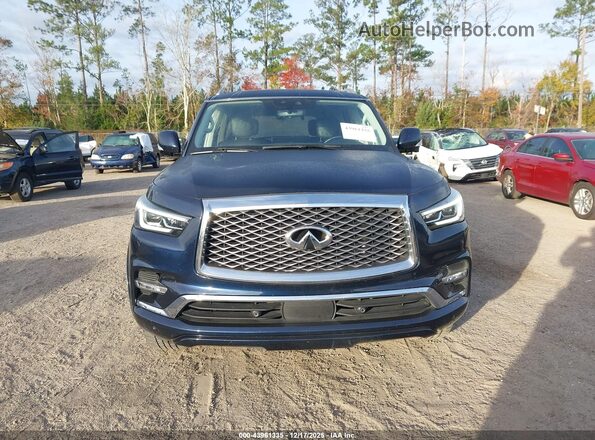JN8AZ2AF7R9765129 2024 INFINITI QX80 Синий Вид щитка приборов