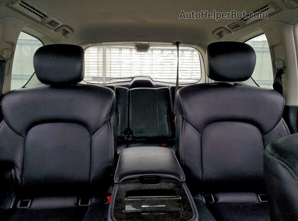 JN8AZ2AF9M9720136 2021 INFINITI QX80 Синий Вид задних сидений