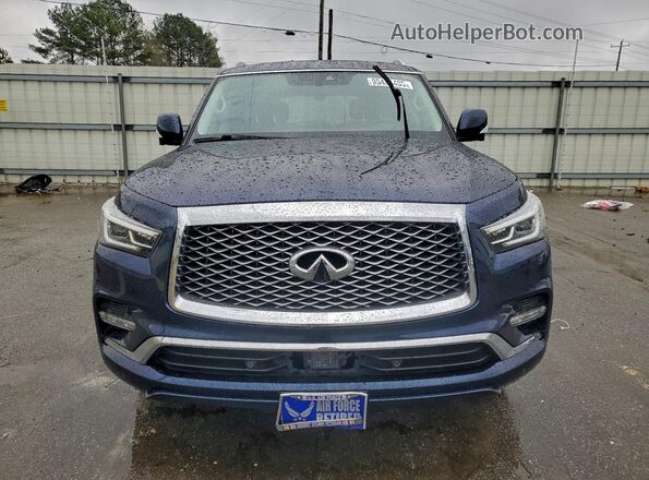 JN8AZ2AF9M9720136 2021 INFINITI QX80 Синий Вид спереди