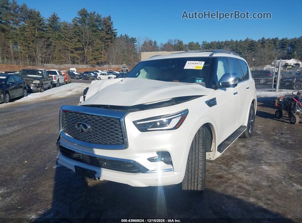 JN8AZ2BE5P9304658 2023 INFINITI QX80 Белый Передняя левая четверть