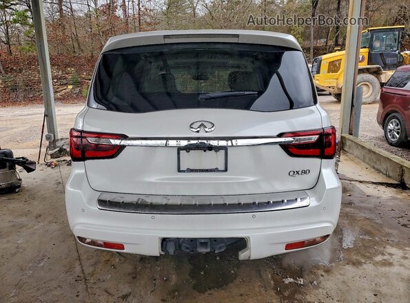 JN8AZ2NF0K9687907 2019 INFINITI QX80 Белый Вид сзади
