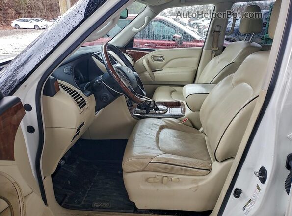 JN8AZ2NF0K9687907 2019 INFINITI QX80 Белый Вид салона спереди