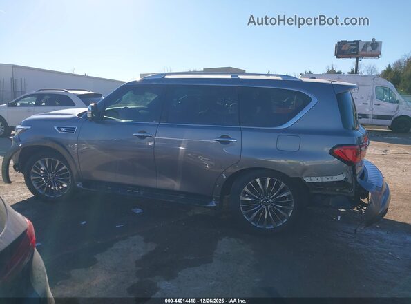 JN8AZ2NF3J9664281 2018 INFINITI QX80 Gray Панорамний вид салону 360°