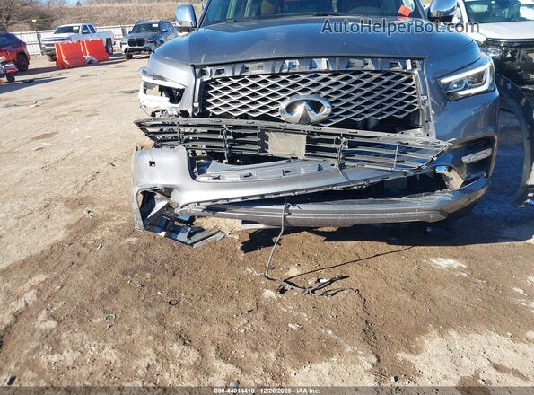 JN8AZ2NF3J9664281 2018 INFINITI QX80 Gray Вид спереду