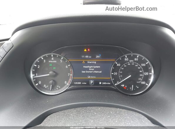 JN8AZ2NF5L9703178 2020 INFINITI QX80 Silver Widok tylnych siedzeń