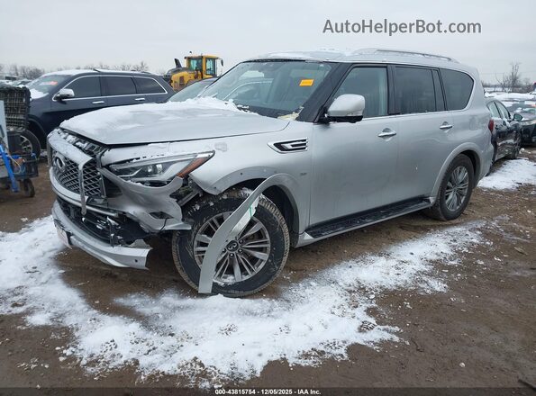 JN8AZ2NF5L9703178 2020 INFINITI QX80 Silver Przód lewy