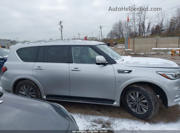 JN8AZ2NF5L9703178 2020 INFINITI QX80 Silver Widok wnętrza z tyłu