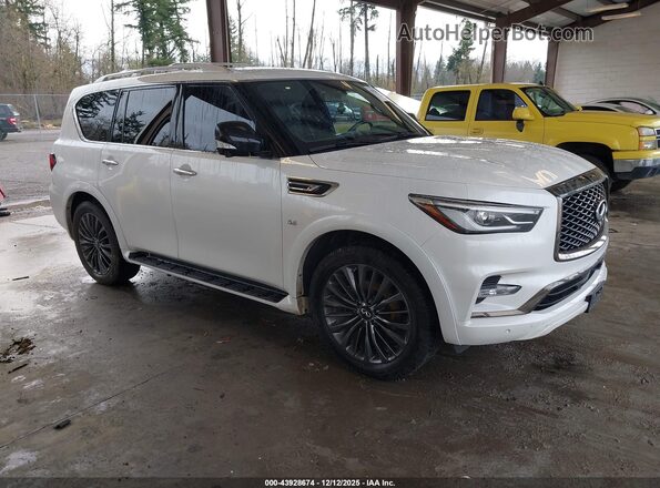 JN8AZ2NF6L9700547 2020 INFINITI QX80 White Передня права чверть