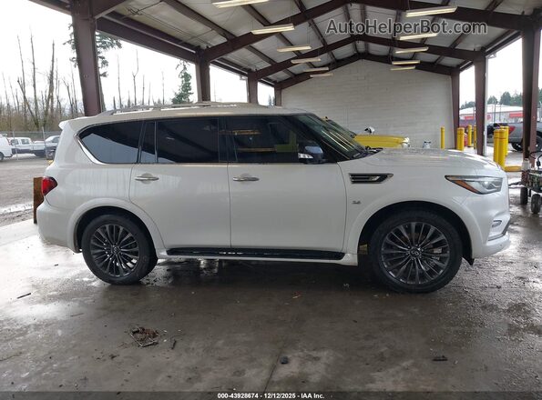 JN8AZ2NF6L9700547 2020 INFINITI QX80 White Вид задньої частини салону