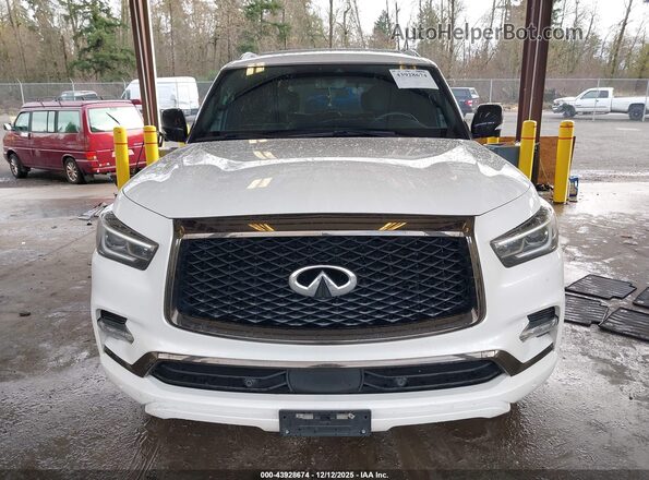 JN8AZ2NF6L9700547 2020 INFINITI QX80 White Вид щитка приладів