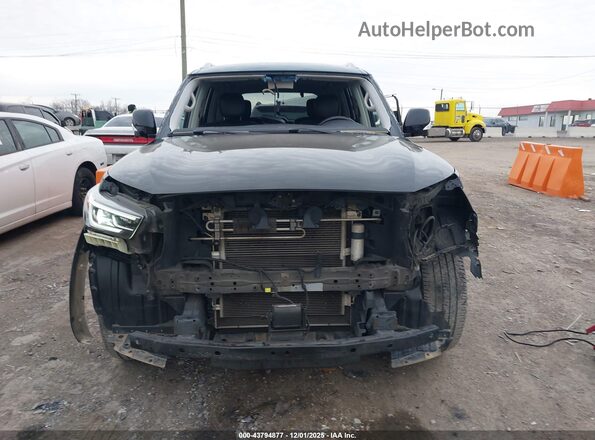JN8AZ2NF8K9686715 2019 INFINITI QX80 Черный Вид задней части салона