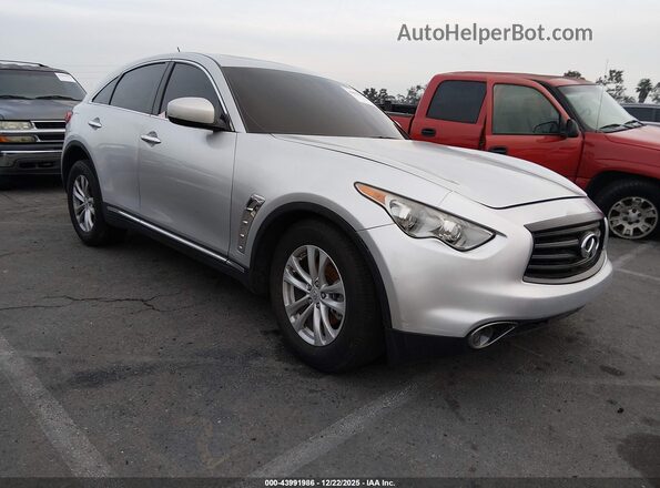 JN8CS1MU3GM671986 2016 INFINITI QX70 Серебряный Передняя правая четверть