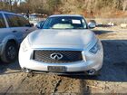 2017 Infiniti Qx70   Серебряный vin: JN8CS1MW1HM414943