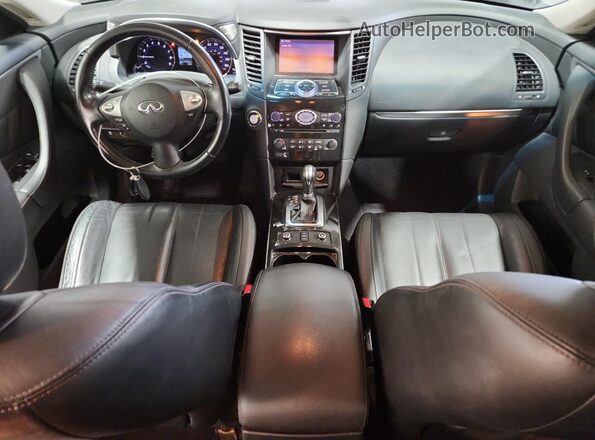 JN8CS1MW5HM414542 2017 INFINITI QX70 Black Вид панелі приладів