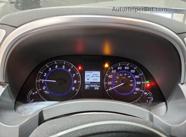 JN8CS1MW5HM414542 2017 INFINITI QX70 Black Вид щитка приладів