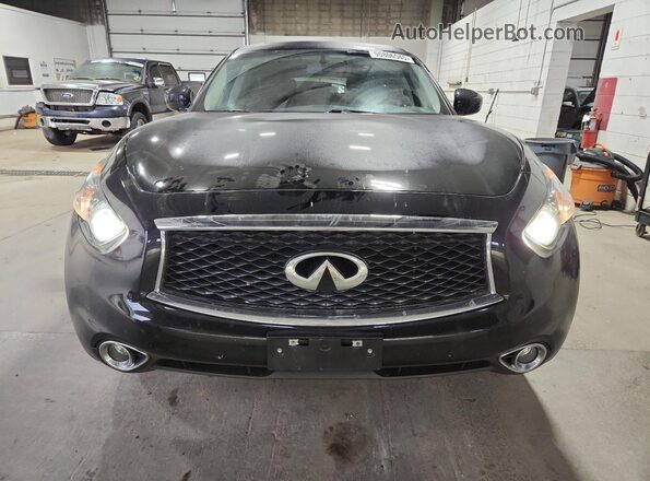 JN8CS1MW5HM414542 2017 INFINITI QX70 Black Вид спереду