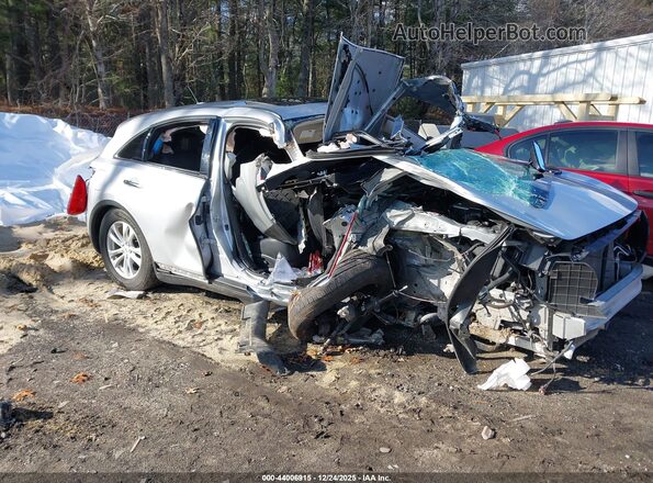 JN8CS1MW9HM414754 2017 INFINITI QX70 Серебряный Передняя правая четверть