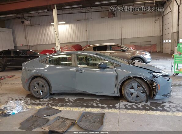 JTDACACU0S3050902 2025 TOYOTA PRIUS PLUG-IN HYBRID Серый Вид задней части салона