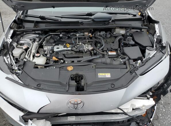 JTDACACU3P3003581 2023 TOYOTA PRIUS Silver Widok komory silnika