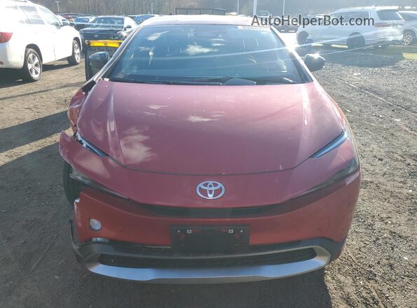 JTDACACU9R3039746 2024 TOYOTA PRIUS Red Front view