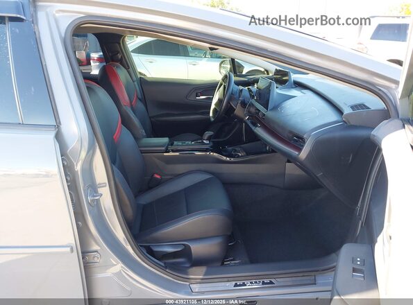 JTDACACUXR3012801 2024 TOYOTA PRIUS PRIME Gray Vista interior delantera