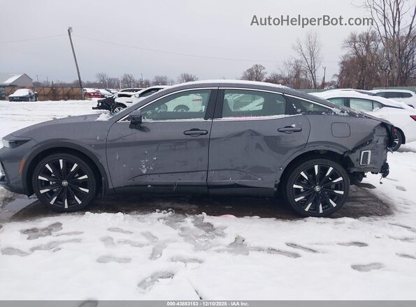 JTDAFAAF0R3008347 2024 TOYOTA CROWN Gray Widok wnętrza 360 stopni
