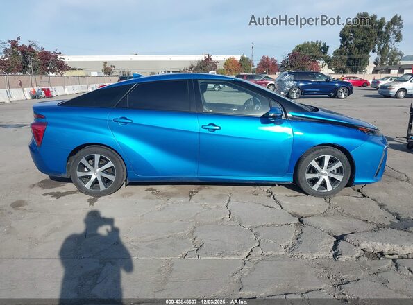 JTDBVRBD0JA004379 2018 TOYOTA MIRAI Blue Widok wnętrza z tyłu
